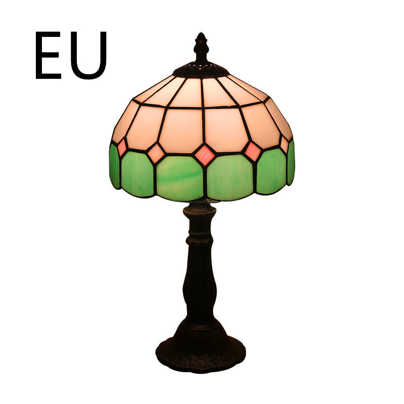Tiffany-Style Stained Glass Table Lamp