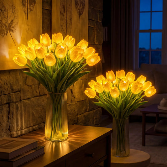Luminelle Tulip Lamp – tulip bouquet table lamp with warm light – STUDIO GONKA