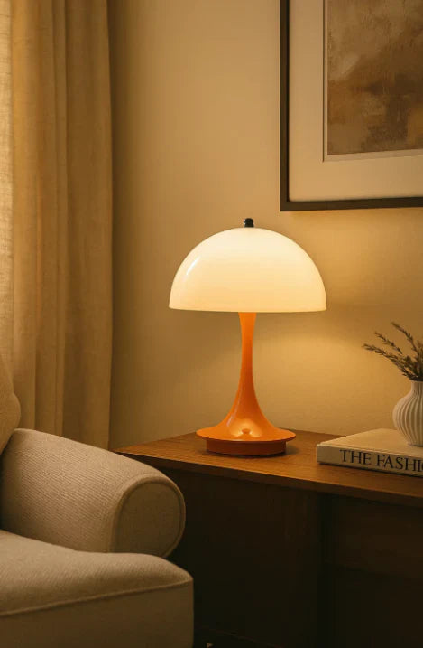 Luna Desk Lamp – minimalist rechargeable mushroom lamp – STUDIO GONKA