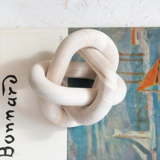 Carved Wood Chain Object