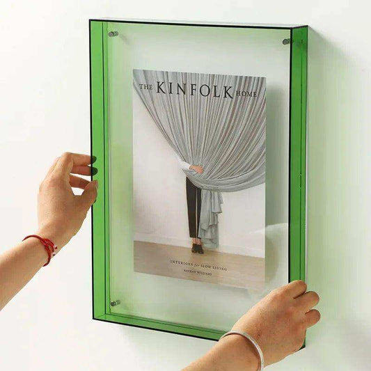 Clear acrylic picture frame in vivid colors – STUDIO GONKA