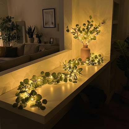 Nord Eucalyptus Lighted Garland