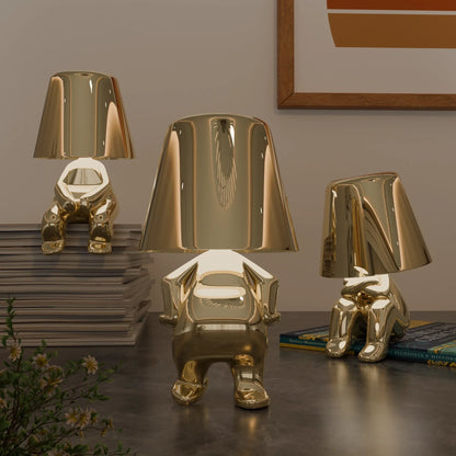 Golden Thinkers Lamp Collection