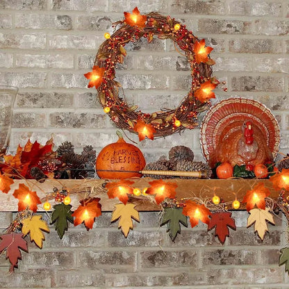 Harvest Glow Pumpkin Garland
