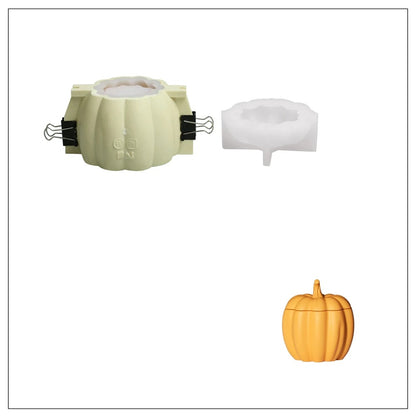 Harvest Pumpkin Candle Molds— Set of 3