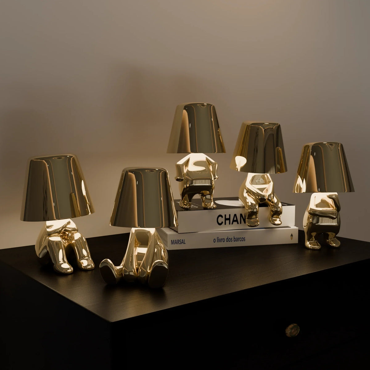 Golden Thinkers Lamp Collection