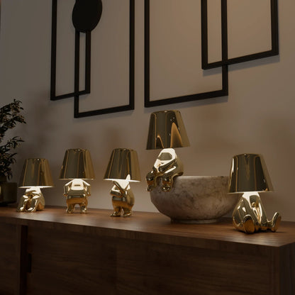 Golden Thinkers Lamp Collection