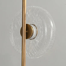 Glacier Crackle Glass Floor Lamp