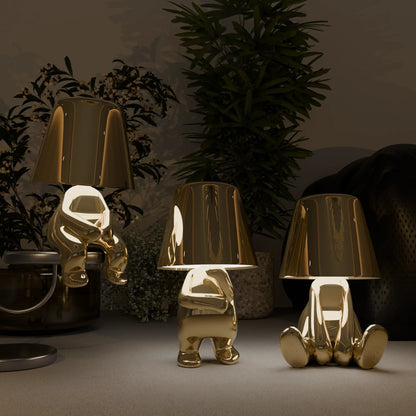 Golden Thinkers Lamp Collection