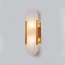Geometric Harmony Alabaster Wall Lamp
