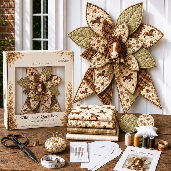 Oversized Patchwork Sewing Kit