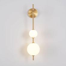 Vertical Globe Wall Lamp