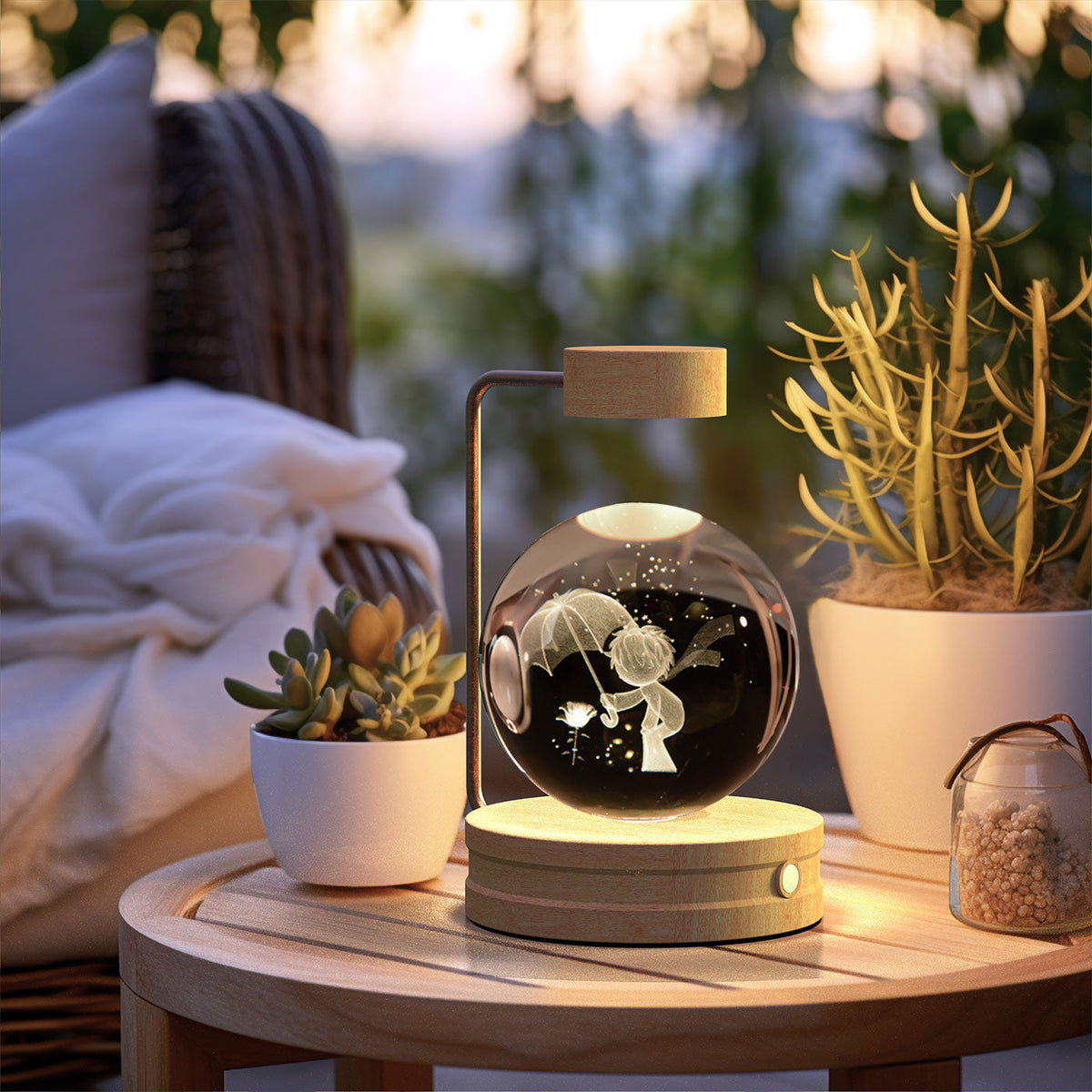 DinoGalaxy 3D Crystal Night Light