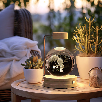 DinoGalaxy 3D Crystal Night Light