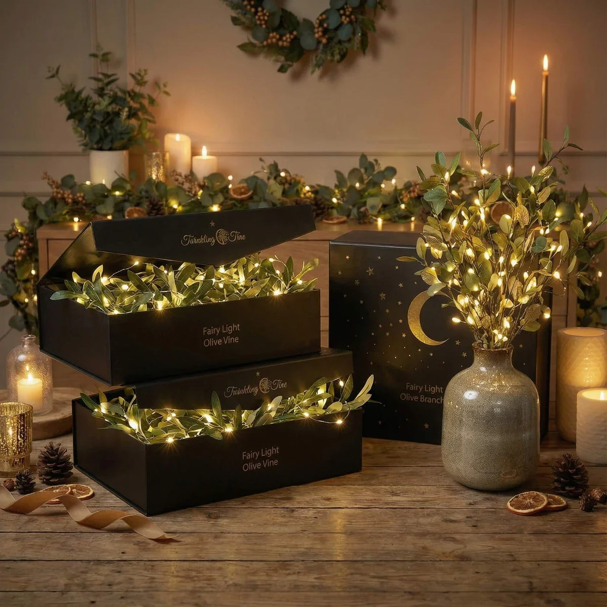 Nord Eucalyptus Lighted Garland
