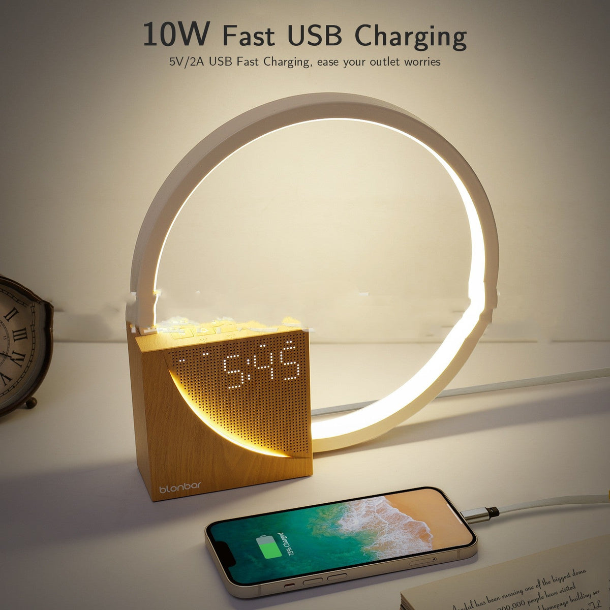 Aurora Sound Wake-Up Table Lamp