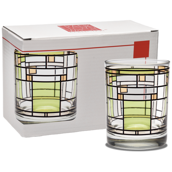 Oak Park Green DOF Glasses - Set of 2