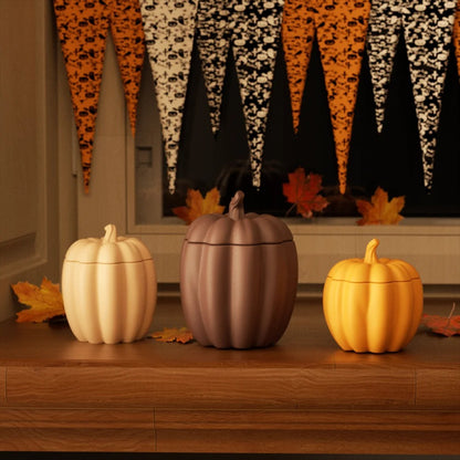Harvest Pumpkin Candle Molds— Set of 3