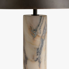 Marble Column Table Lamp