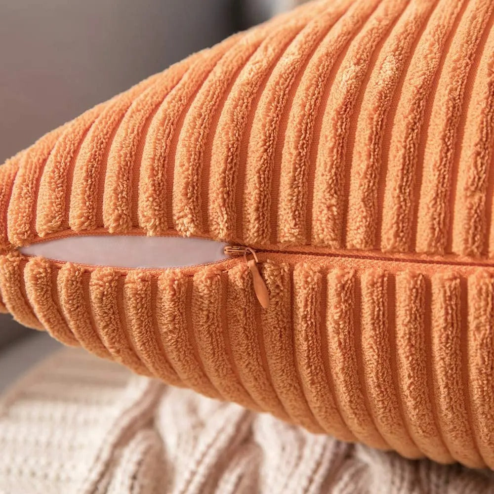 Wide-Rib Corduroy Pillow Covers — Set of 2