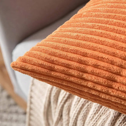 Wide-Rib Corduroy Pillow Covers — Set of 2