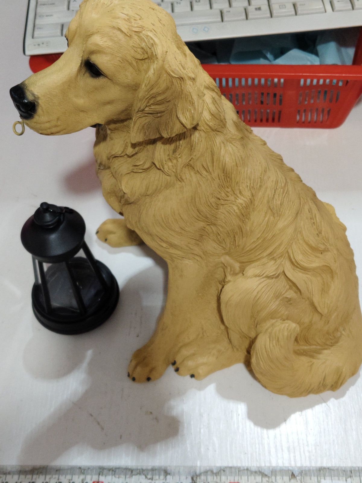 Solar Dog Garden Lantern