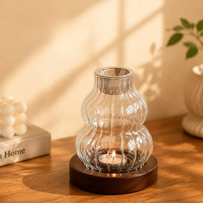 Gourd Glass Tealight Holder