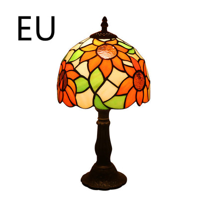 Tiffany-Style Stained Glass Table Lamp