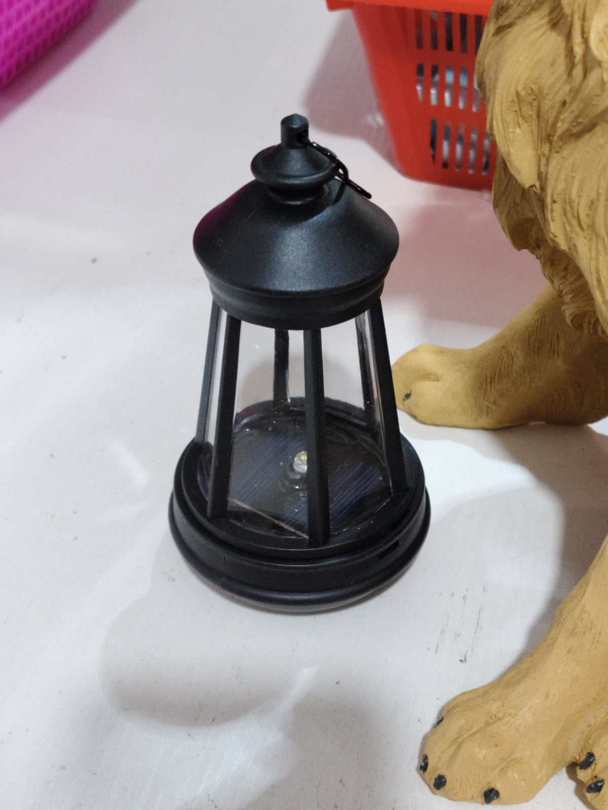 Solar Dog Garden Lantern