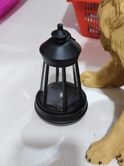 Solar Dog Garden Lantern