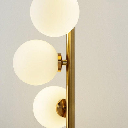 Six-Light Gold Floor Lamp