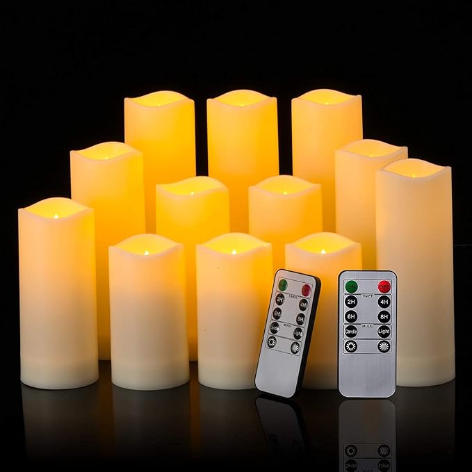 LumiFlame Flameless LED Candle Set