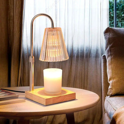 Sculptural Candle Warmer Lamp