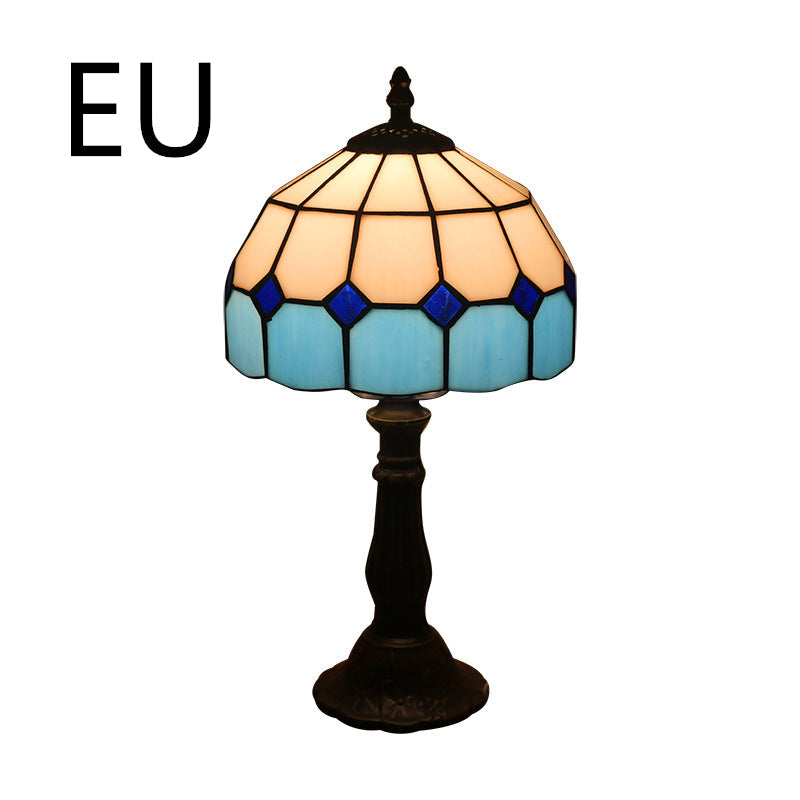 Tiffany-Style Stained Glass Table Lamp