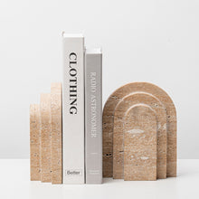 Marble Geo Bookends