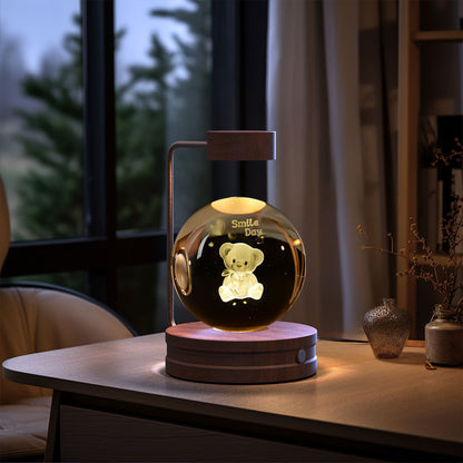 DinoGalaxy 3D Crystal Night Light
