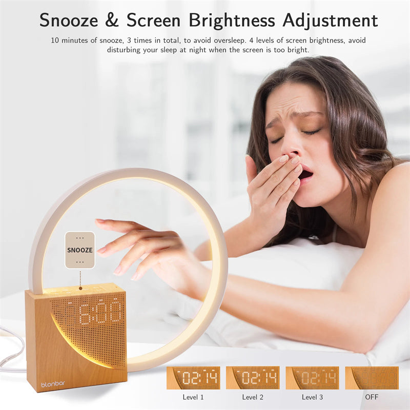 Aurora Sound Wake-Up Table Lamp