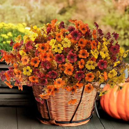 Artificial Fall Flower Branches — Set of 4