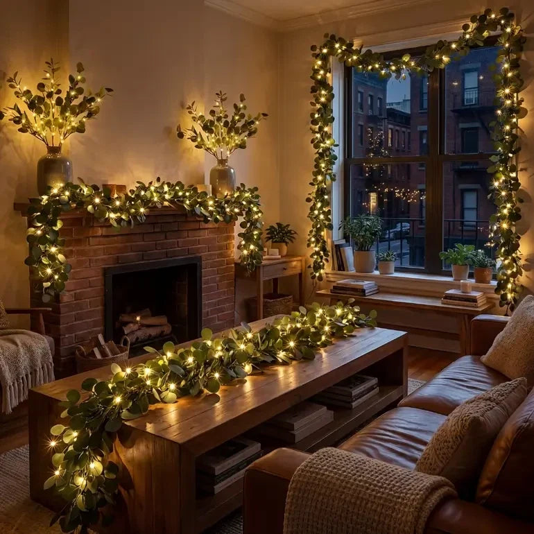 Nord Eucalyptus Lighted Garland