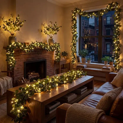 Nord Eucalyptus Lighted Garland