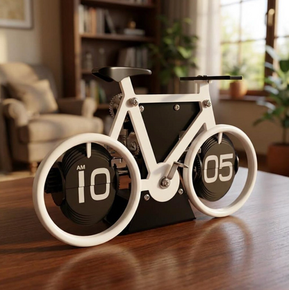 Retro Bicycle Flip Clock