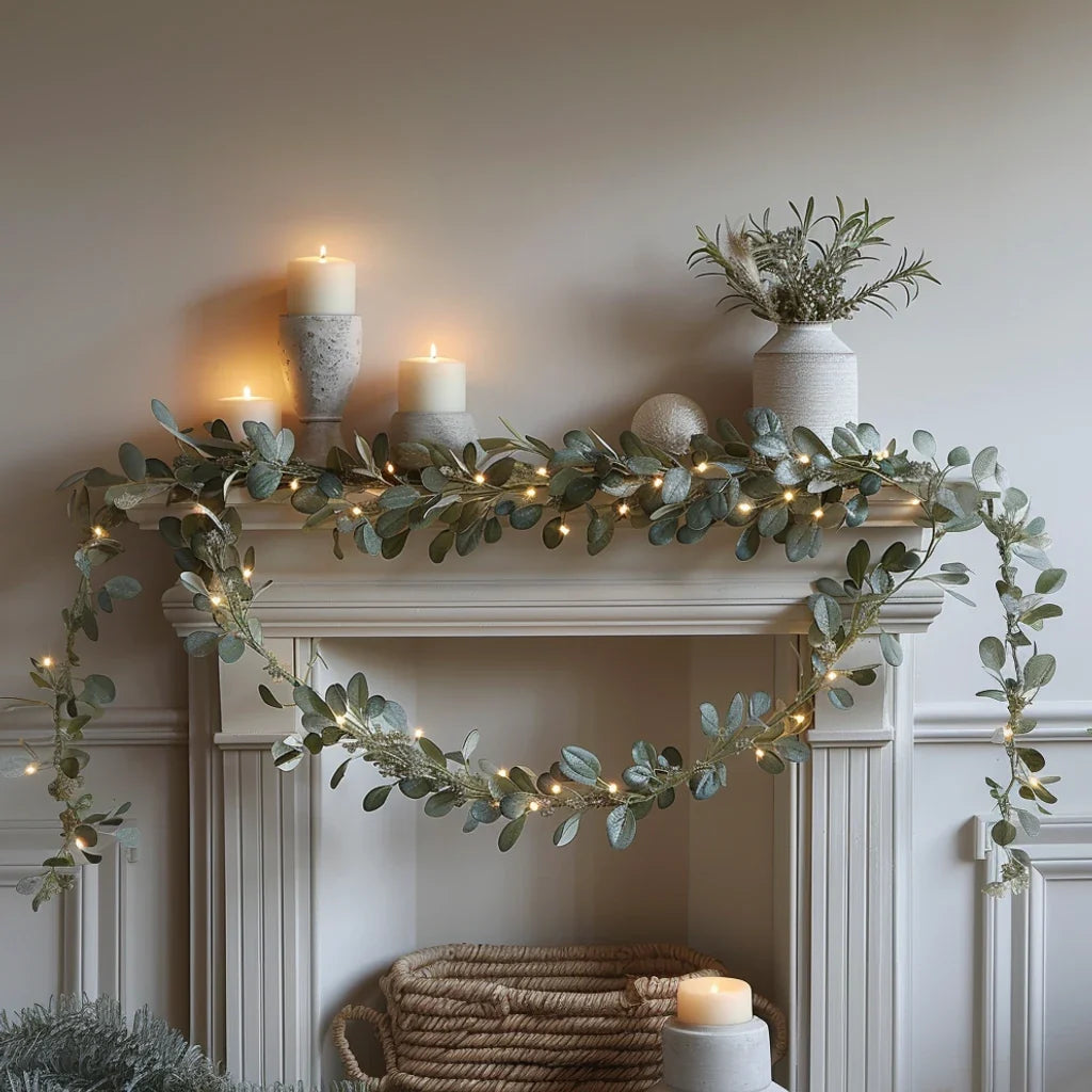 Nord Eucalyptus Lighted Garland