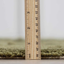 Washable Wool Rug - Green