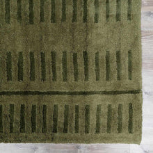 Washable Wool Rug - Green