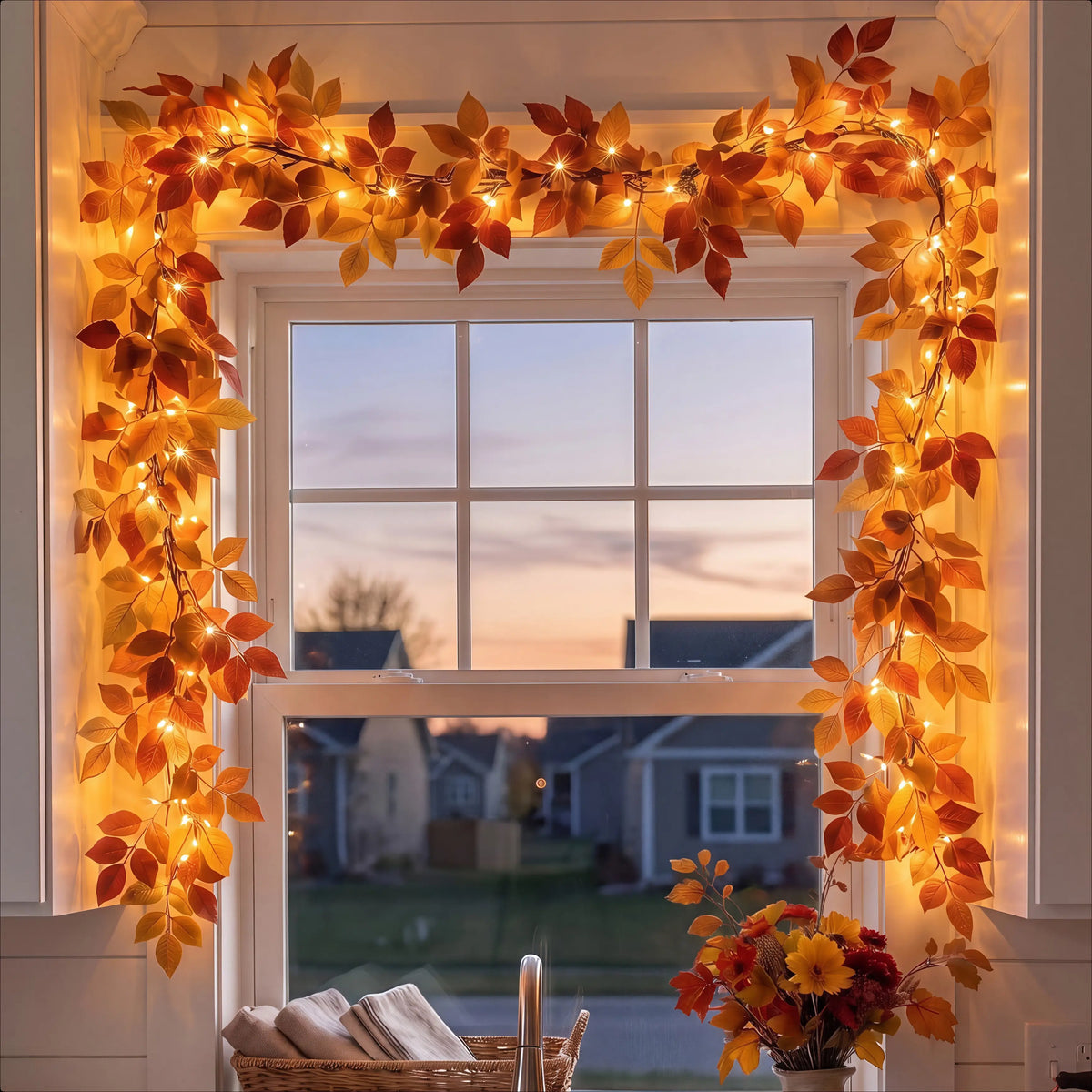 Nord Autumn Lighted Garland