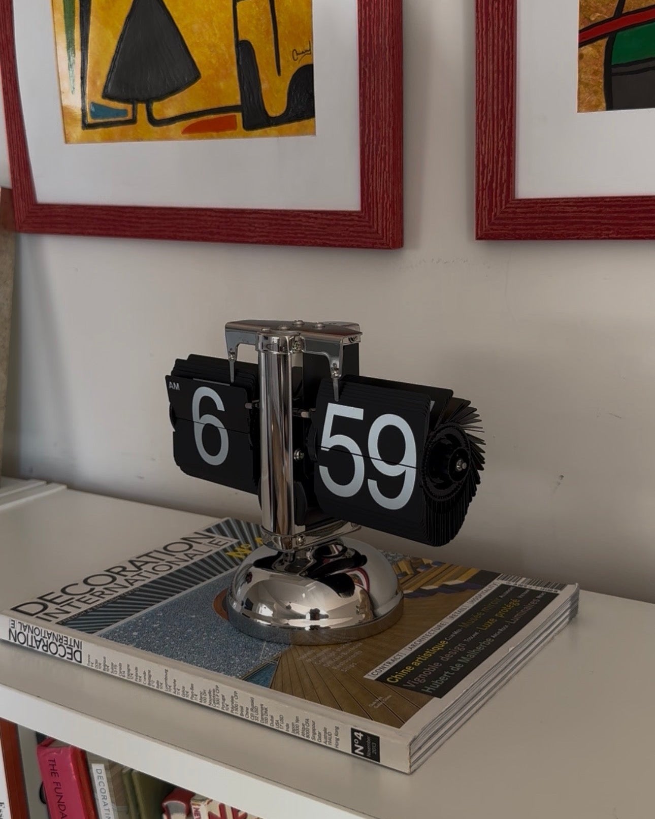 Vintage Flip Clock – retro auto flip desk clock – STUDIO GONKA