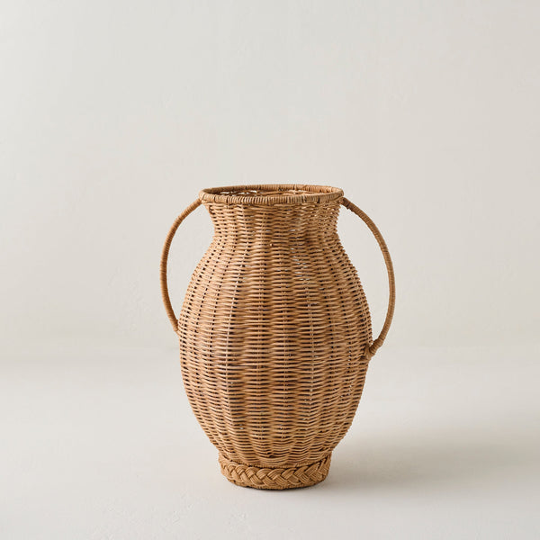 Rattan Curve Vase