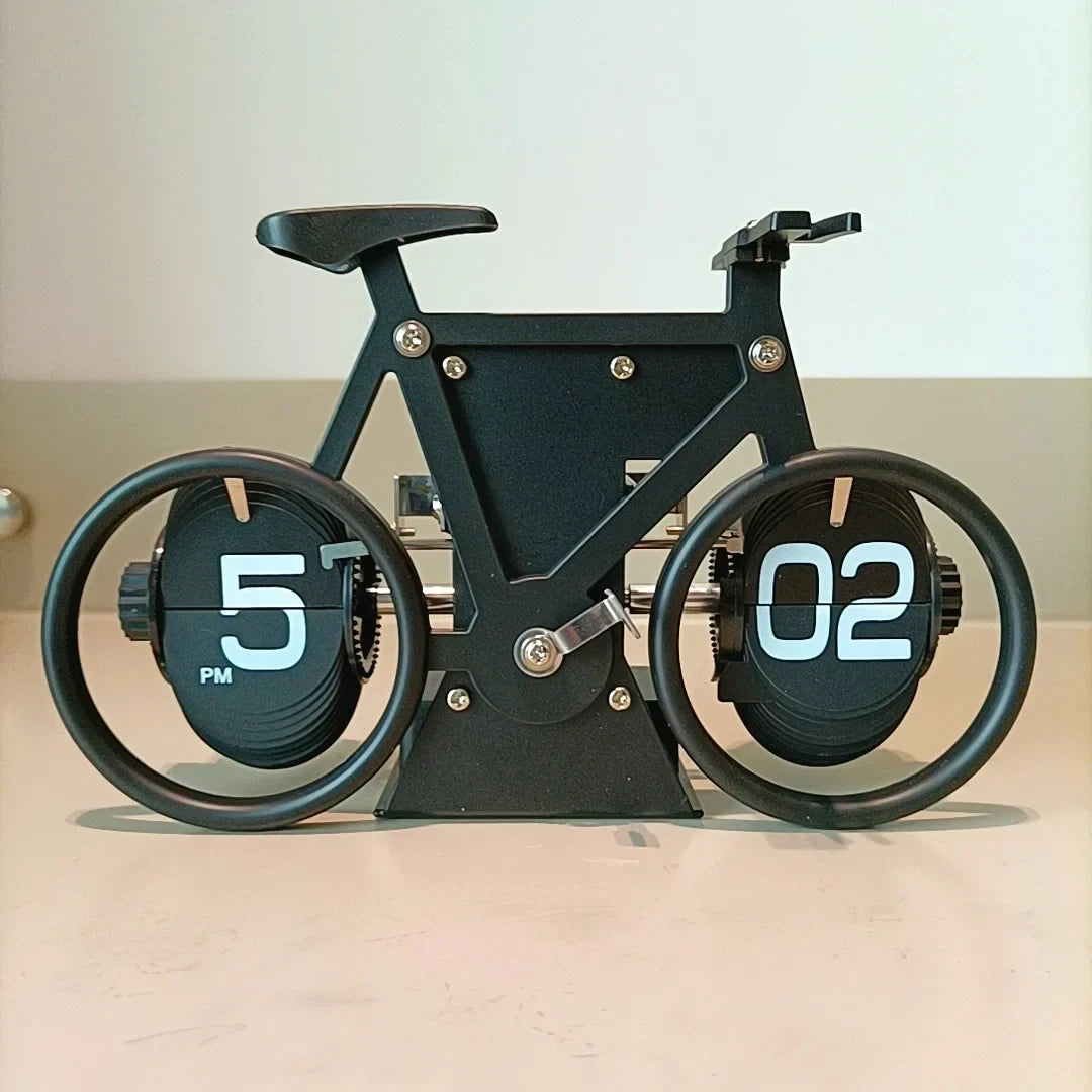 Retro Bicycle Flip Clock