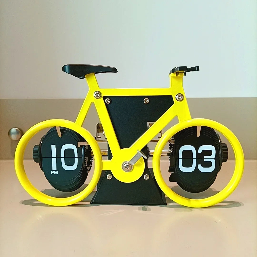 Retro Bicycle Flip Clock