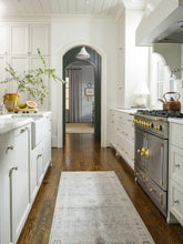 Marlene Damask Cream & Blue Area Rug - Becki Owens x Livabliss